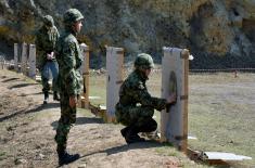 Обука мартовске генерације војника на служењу војног рока