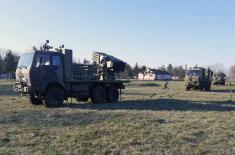 Winter training with modern missile systems