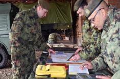 Training with self-propelled artillery systems