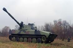 Training with self-propelled artillery systems