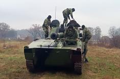 Training with self-propelled artillery systems