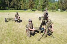 Army units undergo training with 120 mm M-75 mortars