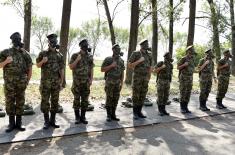 Обука најмлађе генерације војника на служењу војног рока