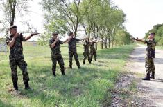 Обука најмлађе генерације војника на служењу војног рока