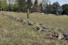 Обука најмлађе генерације војника на служењу војног рока