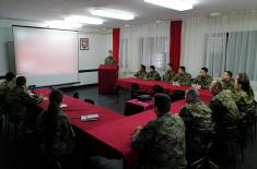 Обука најмлађих официра у 126. бригади ВОЈИН