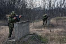 Infantry soldiers undergo specialized training