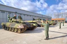 Regular Training for Tank Crews in First Army Brigade