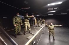 Serbian Armed Forces Member Training on Trainers and Battlefield Simulator