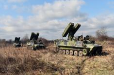 Training in Air Defence artillery missile units