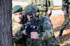 Интензивна обука на савременим борбеним средствима рода пешадије