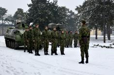 Обука војника рода оклопних јединица у Центру за обуку копнене војске
