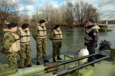 Specijalistička obuka vojnika u Rečnoj flotili
