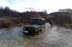 Pre-deployment off-road vehicle operating course 