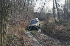 Pre-deployment off-road vehicle operating course 