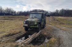 Pre-deployment off-road vehicle operating course 