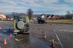 Pre-deployment off-road vehicle operating course 