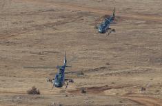 Exercise at Pešter training ground