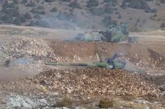 Exercise at Pešter training ground