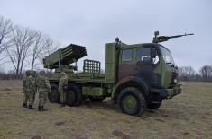 Обука на ракетним артиљеријским системима велике разорне моћи