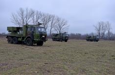 Обука на ракетним артиљеријским системима велике разорне моћи