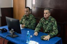 Visit to storage facilities at Central Logistics Base