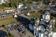 Minister Vučević attends consecration of Church of Venerable Simeon (Myrrh-Gusher) in Veternik