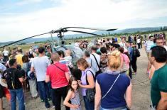 Open day at the Nis airport 