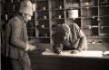 Војници у посети задрузи у селу Јабука 1950.