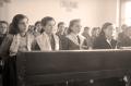 Војници у посети задрузи у селу Јабука 1950.