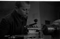 "Teleoptic" in Zemun, students of the industrial school in workshops and in class (1951)