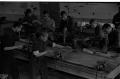 "Teleoptic" in Zemun, students of the industrial school in workshops and in class (1951)