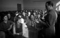 Devojke - učenice na času predvojničke obuke 1952.