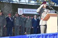 Ceremony on the Paratroopers Day 