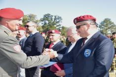 Ceremony on the Paratroopers Day 