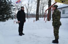 Defence Minister on Christmas with Joint Force on border with Bulgaria