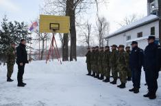 Ministar odbrane na Božić sa pripadnicima Zajedničkih snaga na granici sa Bugarskom