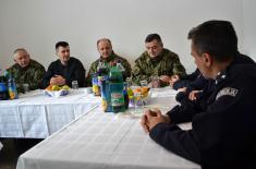 Defence Minister on Christmas with Joint Force on border with Bulgaria