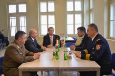 Serbian Hungarian defence ministerial meeting 