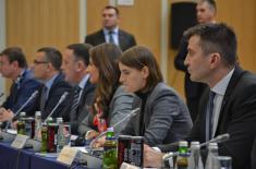 Serbian Hungarian defence ministerial meeting 