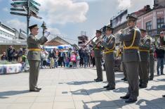 Ceremonial march of the military orchestra on the occasion of the SAF Day