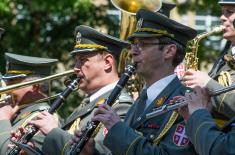 Ceremonial march of the military orchestra on the occasion of the SAF Day