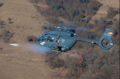 Demonstracija bojevog gađanja iz helikoptera H145M u Rumuniji