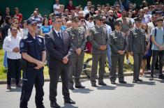 Minister of Defence lays wreath at Memorial to Victims of NATO Aggression on Varvarin Bridge