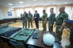 Министар Гашић обишао Команду Ратног ваздухопловства и ПВО