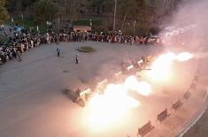 Gun salute to mark Armistice Day