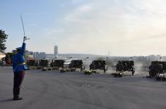 Gun salute fired to mark Serbian Unity, Freedom and National Flag Day