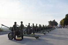 Gun salute fired to mark Serbian Unity, Freedom and National Flag Day