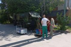 Помоћ Војске Србије у водоснабдевању Чачка и Горњег Милановца
