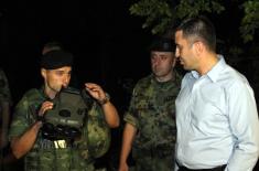 Minister Djordjevic visits Joint Military and Police Force